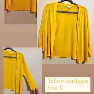 Yellow Cardigan